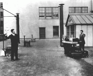 Tennis on a Bell Labs roof in 1928