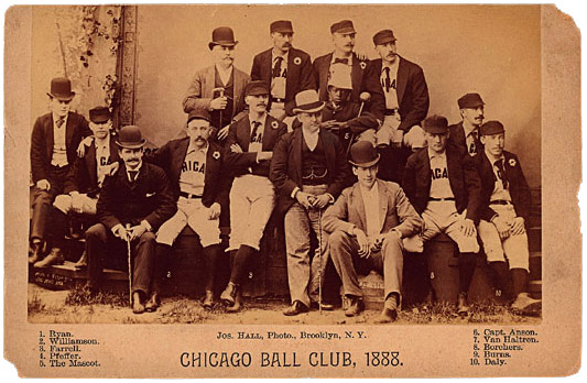 1888 Chicago White Stockings with Hopper