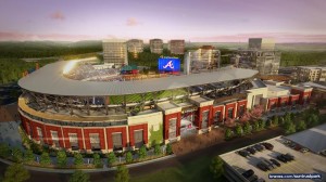 Sun Trust Park will feature a wide array of Panasonic technologies, including an LED scoreboard and ribbon board.
