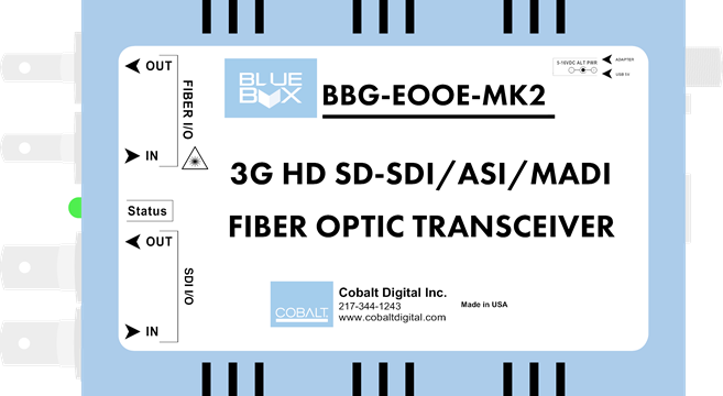 Cobalt Digital BBG-EOOE-MK2 Fiber Optic Transceiver