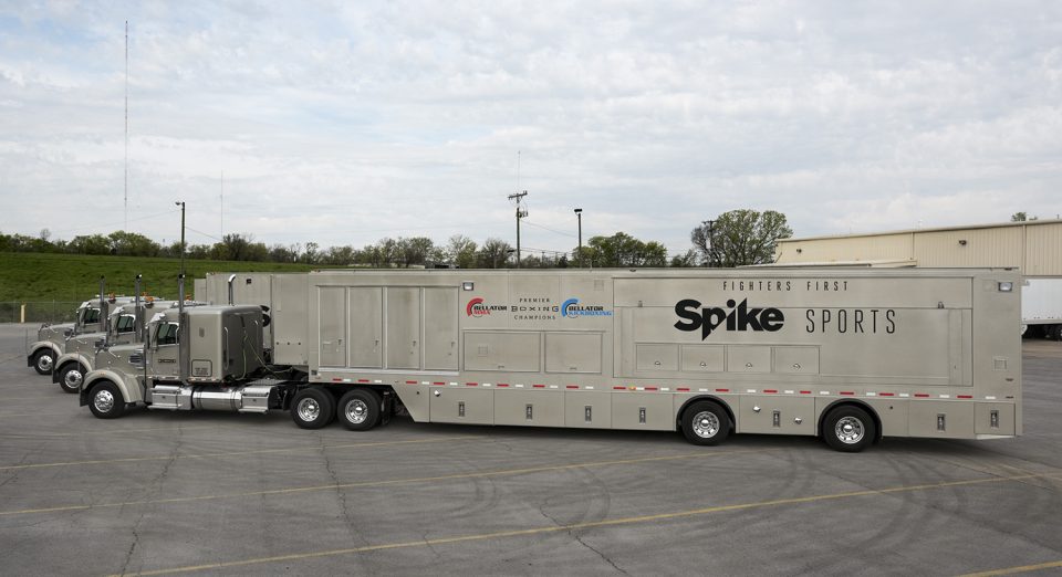 Spike Sports’ trio of new trucks comprises Pegasus A and B and the Gracie edit truck.