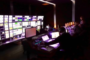 ETP's world feed coverage of the Open Championship for the R&A is produced out of a production gallery based around a Grass Valley Kayenne production switcher.