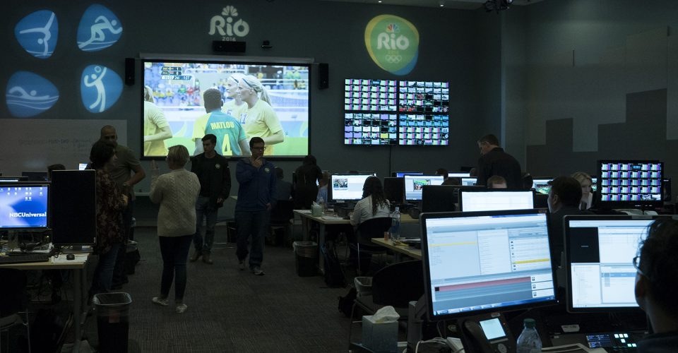 The NBC Olympics Highlights Factory is bigger than ever in Stamford (Photo by: Virginia Sherwood/NBC)