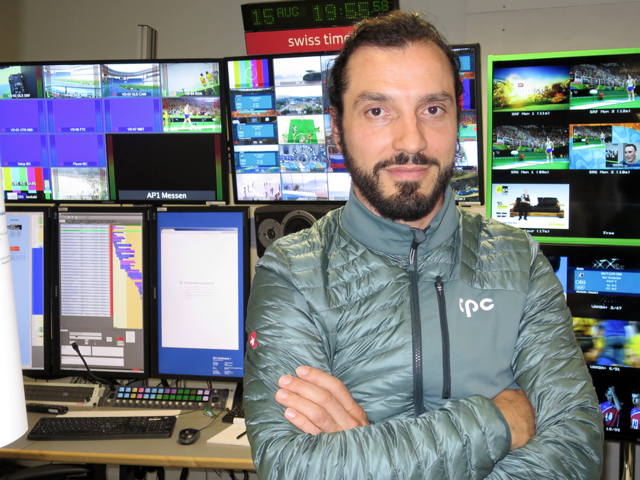 Toni Milanese of SRG SSR oversees the Olympic technical operations for three Swiss TV channels and says the broadcaster is now controlling studio operations from three locations in Switzerland.