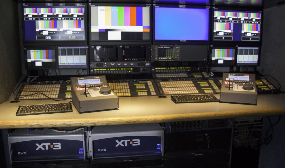 EVS equipment added to HDLA includes XT3 servers, XFile3 file transfer, and a four-channel SpotBox.