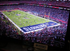 A look at the 8K Astro monitor at Super Bowl LI.