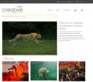 National Geographic Creative portal showcases the work of hundreds of award winning cinematographers.