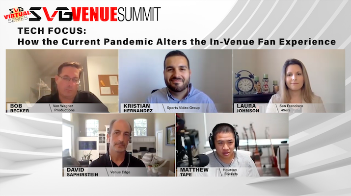 2020 SVG Venue Summit Virtual Series – Tech Focus: How the Current Pandemic Alters the In-Venue Fan Experience: CLICK HERE TO WATCH