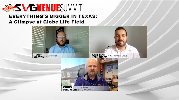 2020 SVG Venue Summit Virtual Series – Everything’s Bigger in Texas: A Glimpse at Globe Life Field: CLICK HERE TO WATCH