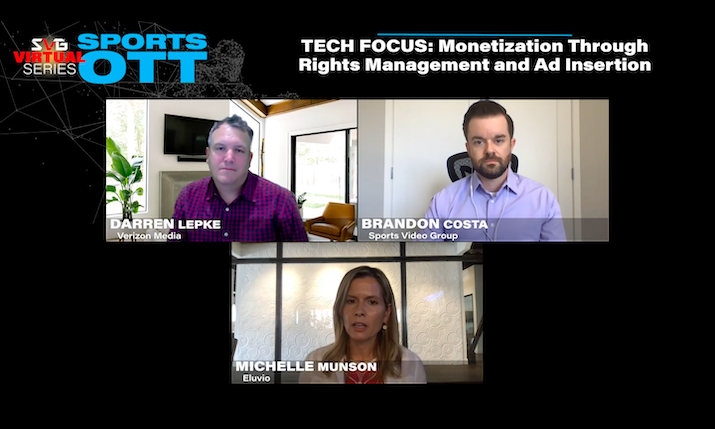 2020 SVG Sports OTT Virtual Series – Tech Focus: Monetization Through Rights Management and Ad Insertion: CLICK HERE TO WATCH